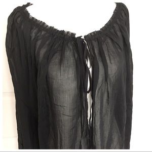 Isabel Benenato Cotton Silk Voile Tunic NWT